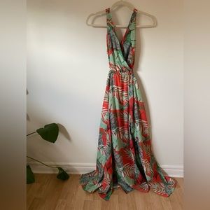 Womens long Flowy Maxi Dress size 6